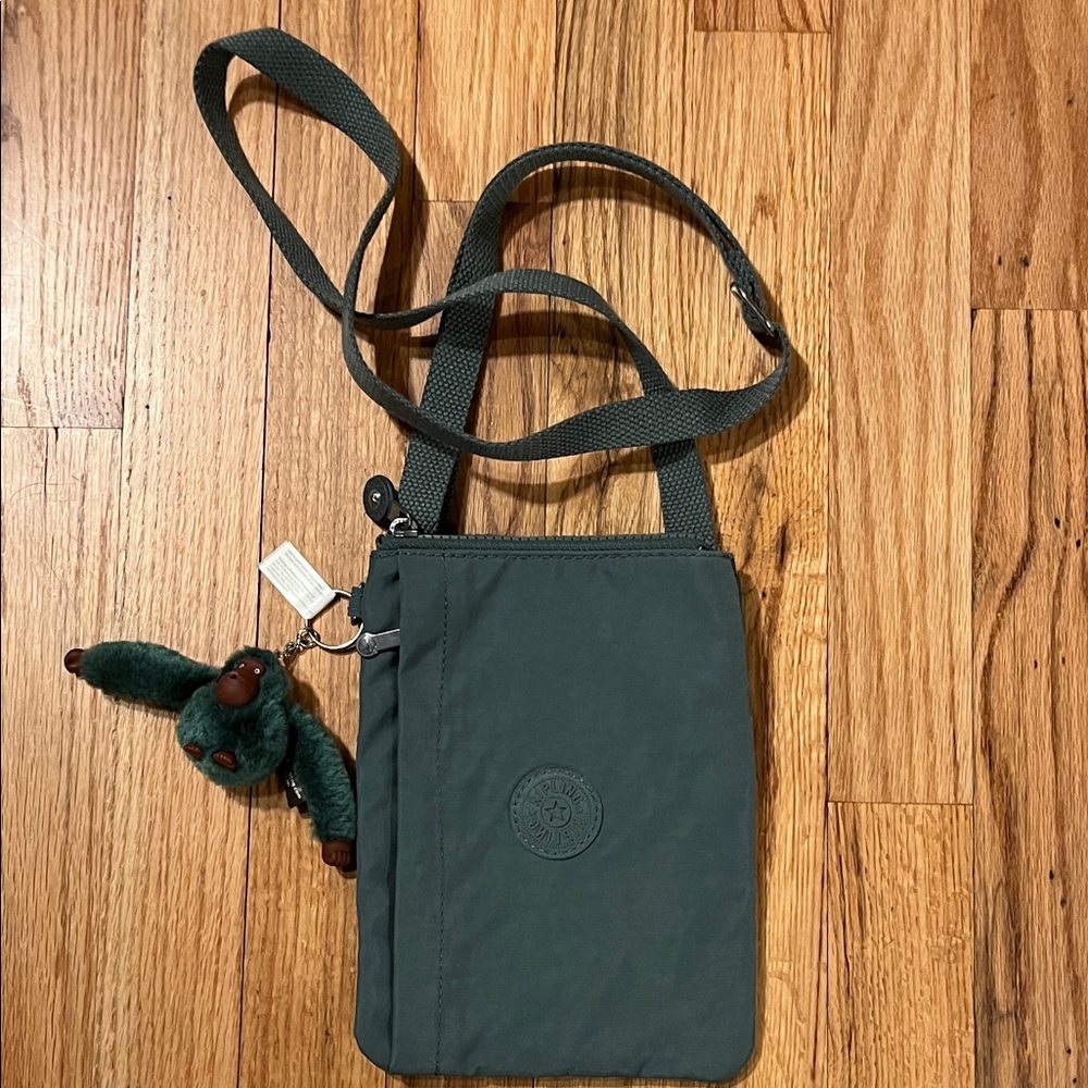 Kipling Seafoam Green Crossbody Bag